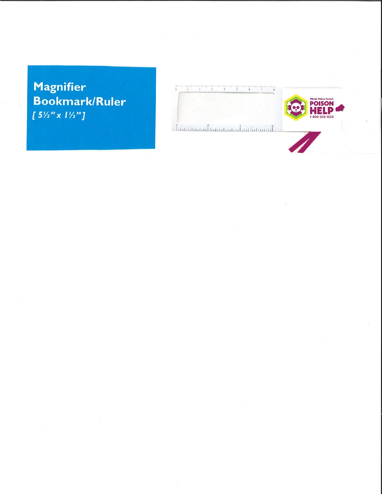 IPC magnifier/bookmark/ruler