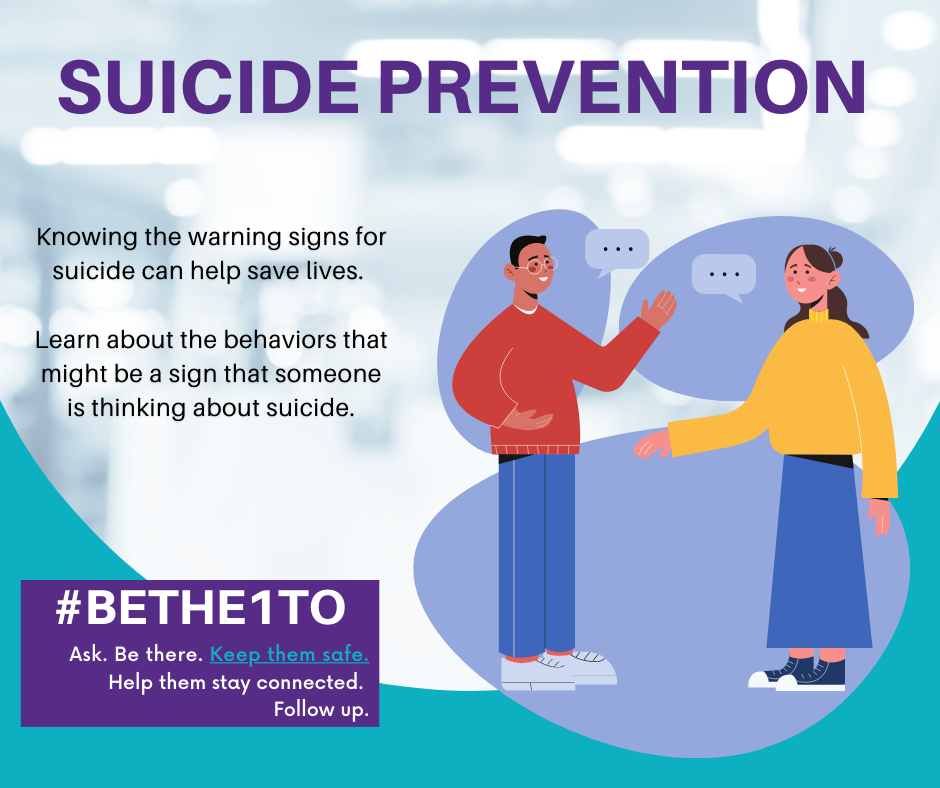 Suicide Prevention #BETHE1TO